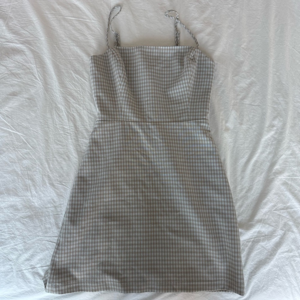 Wilfred Aritzia Checkered Mini Dress - Picture 1 of 3